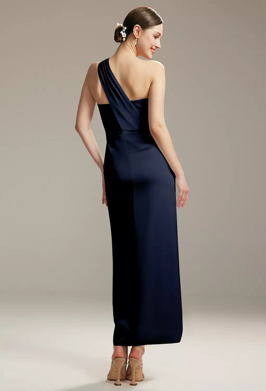 AW Myrtle Dark Navy  Spring Wedding Guest Dresses